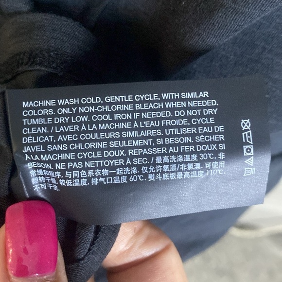 Theory Kavasi Black Sea Slub Tank Top 100% Cotton Sz L NWT - Picture 7 of 9